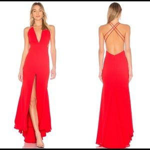 Fame and partners the surreal dreamer cutout gown